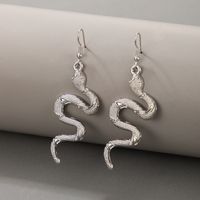 European And American Exaggerated Snake-shaped Earrings sku image 3