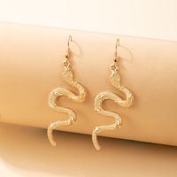 European And American Exaggerated Snake-shaped Earrings sku image 4