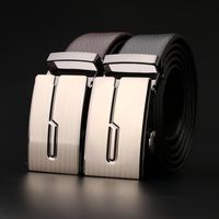Men's Belt Edging Two-layer Cowhide Business Casual Jeans Trousers All-match Belt Wholesale main image 3