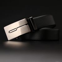 Men's Belt Edging Two-layer Cowhide Business Casual Jeans Trousers All-match Belt Wholesale main image 5