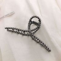 Korean Version Of Lace Butterfly Hairpin Pearl Tassel Hair Catch Metal Large Catch Clip Hair Accessories sku image 13