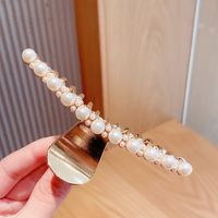 Korean Version Of Lace Butterfly Hairpin Pearl Tassel Hair Catch Metal Large Catch Clip Hair Accessories sku image 40