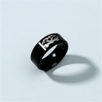 316 Titanium Steel Ring Men's Ring Wholesale sku image 1