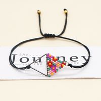 Ethnic Style Beads Hand-woven Triangle Geometry Bracelet sku image 5