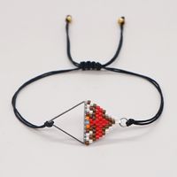 Ethnic Style Beads Hand-woven Triangle Geometry Bracelet sku image 7