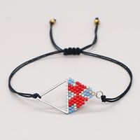 Ethnic Style Beads Hand-woven Triangle Geometry Bracelet sku image 19