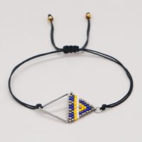 Ethnic Style Beads Hand-woven Triangle Geometry Bracelet sku image 20