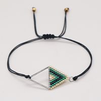 Ethnic Style Beads Hand-woven Triangle Geometry Bracelet sku image 9