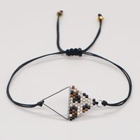 Ethnic Style Beads Hand-woven Triangle Geometry Bracelet sku image 10