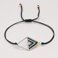 Ethnic Style Beads Hand-woven Triangle Geometry Bracelet sku image 11