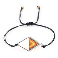 Ethnic Style Beads Hand-woven Triangle Geometry Bracelet sku image 12
