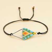 Ethnic Style Beads Hand-woven Triangle Geometry Bracelet sku image 23