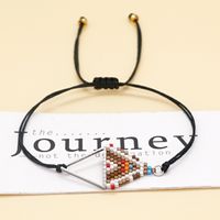 Ethnic Style Beads Hand-woven Triangle Geometry Bracelet sku image 14