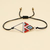 Ethnic Style Beads Hand-woven Triangle Geometry Bracelet sku image 15