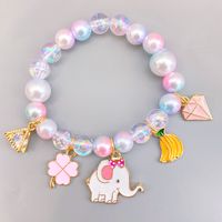 Children's Pearl Bracelet Cute Little Animal Bracelet Beaded Accessories sku image 1