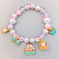 Children's Pearl Bracelet Cute Little Animal Bracelet Beaded Accessories sku image 7