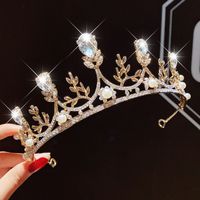 Tocado De Corona De Princesa Niños Niñas Bebé Diadema De Cristal De Corona Grande sku image 9