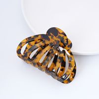 Retro Style European And American Hair Clip Shell Hollow Acetate Large Grab Clip sku image 2