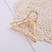 Fashion Simple Hair Accessories European And American Triangle Metal Grab Clip Wholesale sku image 1