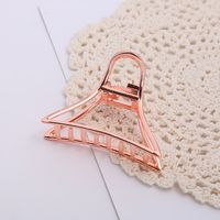 Fashion Simple Hair Accessories European And American Triangle Metal Grab Clip Wholesale sku image 3