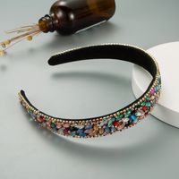 Trendy Headband Color Full Diamond Hairband sku image 1
