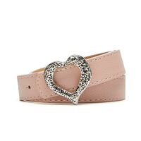 New Peach Heart Buckle Simple Plate Buckle Decorative Belt Fashion Love Buckle Windbreaker Jeans Belt sku image 4