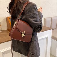 Retro Bag Autumn And Winter New Fashion One-shoulder Messenger Bag Ins Texture Simple Small Square Bag main image 4