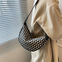 New Casual Shoulder Bag Autumn And Winter Texture Messenger Bag Houndstooth Underarm Bag main image 4