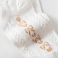 Korean Heart Bow Socks Breathable Cotton Socks main image 4