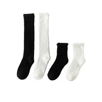 Winter Velvet Fleece Calf Socks Towel Carpet Socks Female Mid-tube main image 6