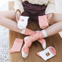 Socks Women's Tide Korea Cute Pink Stockings Love Tube Socks main image 4