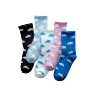 Clouds Socks Summer Thin Tube Socks Korea Autumn Cotton Stocks main image 2