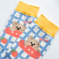 Bear Socks Rabbit Fruit Tube Socks Korean Cotton Socks main image 4