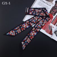 New Streamer Decoration Ribbon High-rise Building Printing Scarf Printing Headscarf main image 3