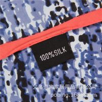 European American New Fashion Silk Scarf Twill Imitation Silk Shawl Scarf main image 6