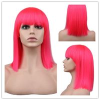 Fashion Shoulder-length Women's Wigs Personalized Chemical Fiber Wigs Wholesale main image 4