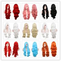 Cosplay Anime Wig Long Curly Hair 80cm Multicolor Wig main image 1