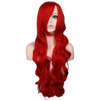 Cosplay Anime Wig Long Curly Hair 80cm Multicolor Wig main image 5