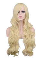 Cosplay Anime Wig Pelo Largo Y Rizado 80cm Peluca Multicolor main image 6