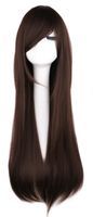 Simple Long Straight Hair Cosplay Wig 80cm Wig Wholesale main image 3
