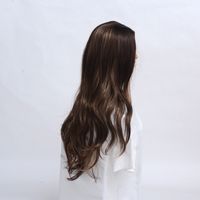 European And American Mixed Color Long Curly Hair Chemical Fiber Wig Wholesale main image 4