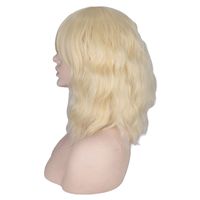 Fashion Headgear Ladies Golden Bangs Short Curly Hair Wholesale main image 3