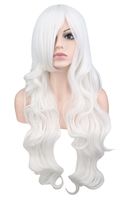 Cos Wig Milky White 80cm Curly Hair Anime Wig Wholesale main image 3