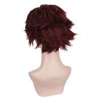 Fashion Cosplay Wig Anime Characters Red Gradient Reddish Brown Wig main image 6