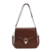Retro Bag Autumn And Winter New Fashion One-shoulder Messenger Bag Ins Texture Simple Small Square Bag sku image 4
