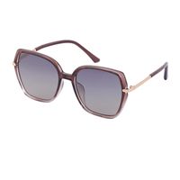 Fashion Polarized Metal Splicing Frame Sunglasses Wholesale sku image 1