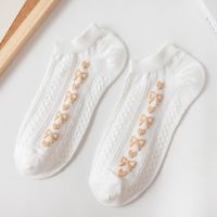 Korean Heart Bow Socks Breathable Cotton Socks sku image 2