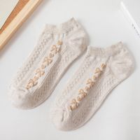 Korean Heart Bow Socks Breathable Cotton Socks sku image 4