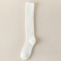 Winter Velvet Fleece Calf Socks Towel Carpet Socks Female Mid-tube sku image 3