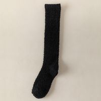 Winter Velvet Fleece Calf Socks Towel Carpet Socks Female Mid-tube sku image 4